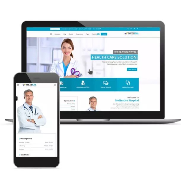 Beispiel Arzt-Praxiswebsite